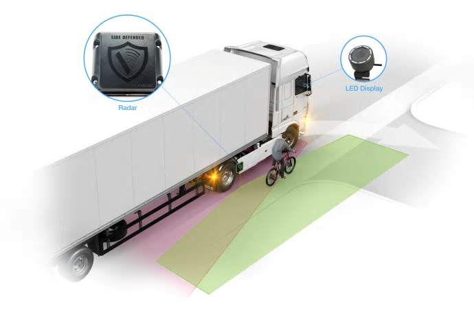 DAF Trucks inför nu DAF City Turn Assist som ett fabriksalternativ på 4x2- och 6x2-dragbilar för att öka säkerheten vid distributionsarbete i stadsmiljö.