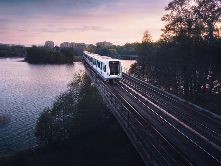 SL:s nya tunnelbanetåg C30.