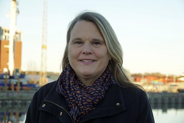 Pia Berglund, nationell samordnare för inrikes sjöfart och närsjöfart på Trafikverket.