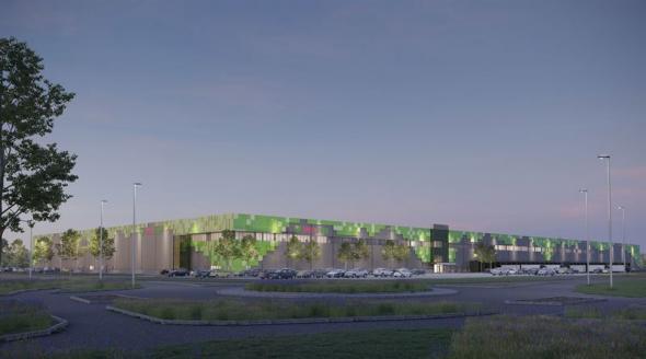 <span><span><span><span>Projektet är beläget det ett strategiskt logistikläge i Långeberga logistikområde i Helsingborg</span></span></span></span> (bilden är en illustration).