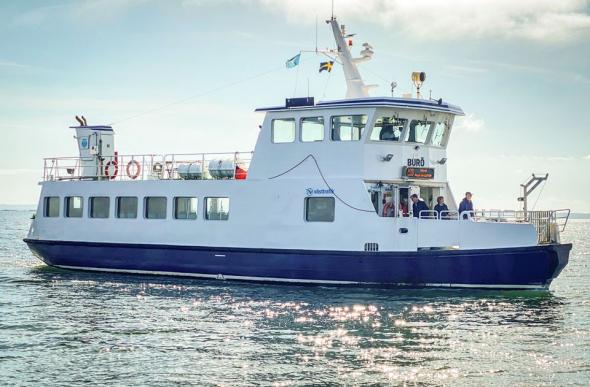 Båten på linje 296 blir eldriven från december 2023.