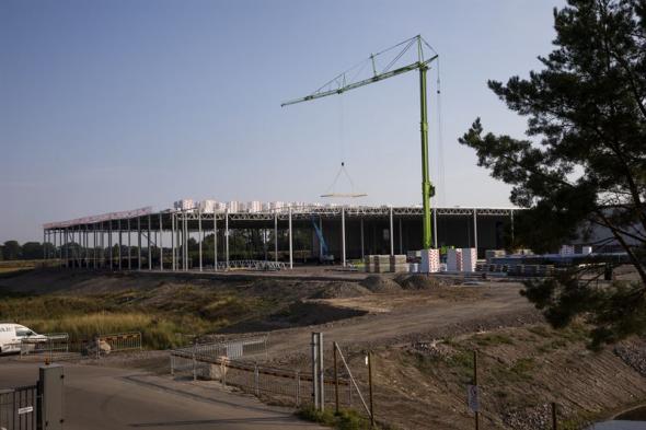 Julas centrallager under produktion.