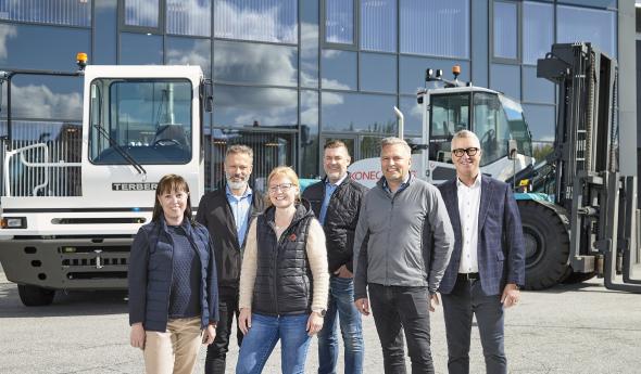 Heavy handling teamet (från vänster): Angelica Sievers, Per Löthner, Theresa Bækgaard Jakobsen, Håkan Lorén, Claus Lilleholt och Hans Ardstedt.