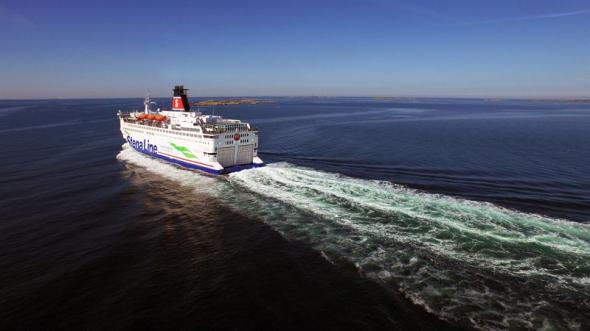 Stena Dnaica på väg mot Frederikshavn.
