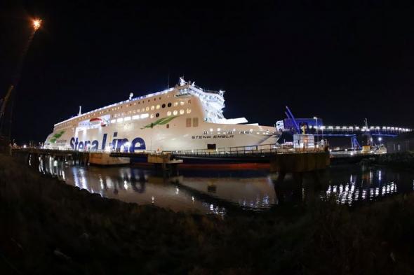 Stena Embla är det tredje fartyget av modellen E-Flexer som börjat trafikera Irländska Sjön under det senaste året.