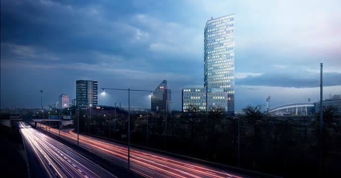 Illustration över Citygate vid ullevimotet.